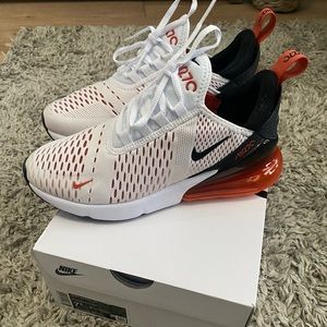 Nike Air Max 270 "White/Mantra Orange/Cinnabar" Women's Shoe
